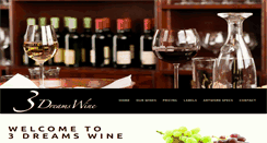 Desktop Screenshot of 3dreamswine.com